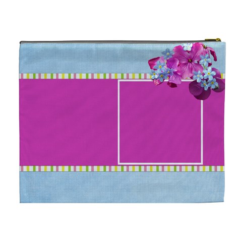 Eggzactly Spring Xl Cosmetic Bag 2 By Lisa Minor Back