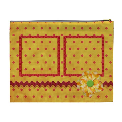 Buttercup Xl Cosmetic Bag 2 By Lisa Minor Back