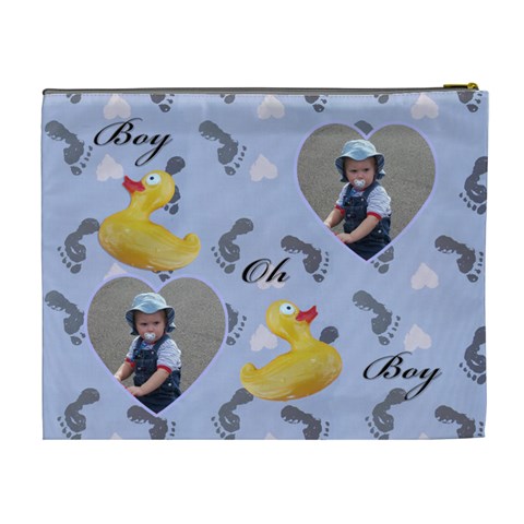 Bathtime Boy Xl Cosmetic Bag By Deborah Back