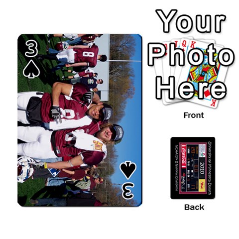 Football Cards By Spg Front - Spade3