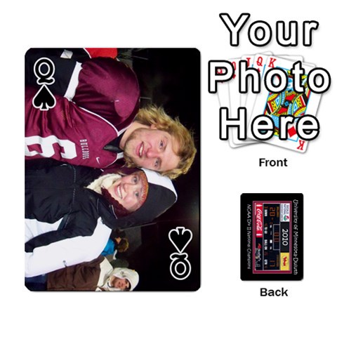 Queen Football Cards By Spg Front - SpadeQ