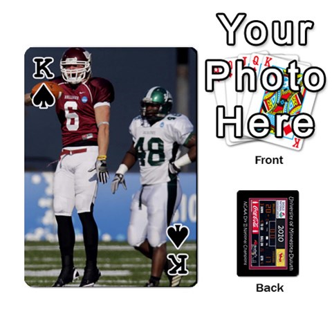 King Football Cards By Spg Front - SpadeK