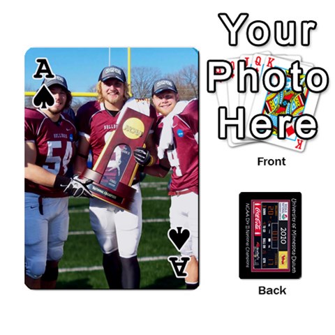 Ace Football Cards By Spg Front - SpadeA