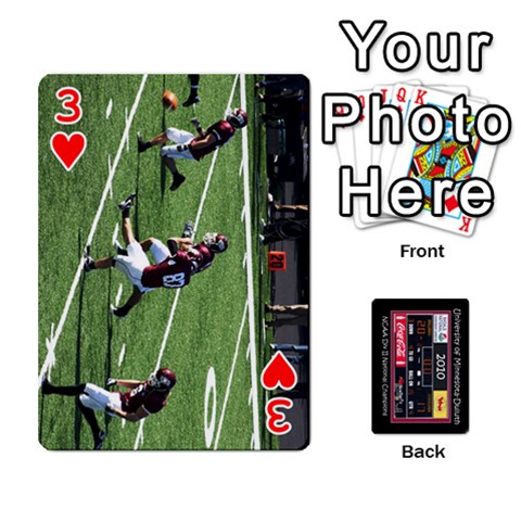 Football Cards By Spg Front - Heart3