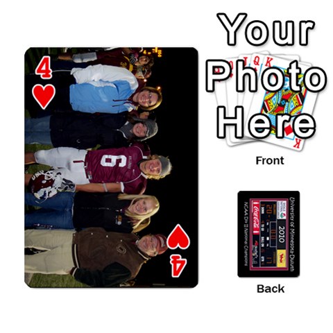 Football Cards By Spg Front - Heart4