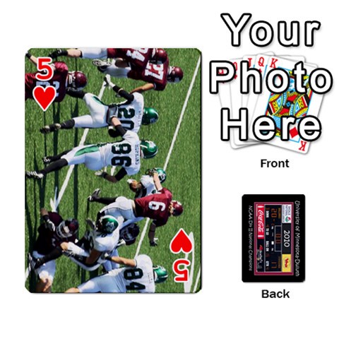 Football Cards By Spg Front - Heart5