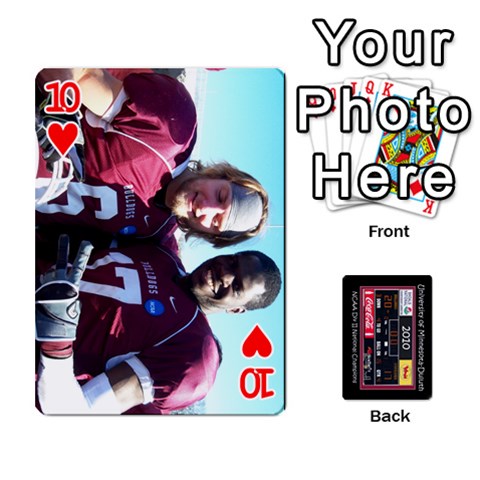 Football Cards By Spg Front - Heart10