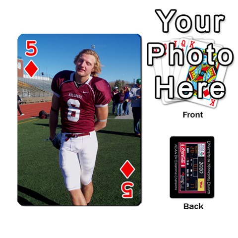 Football Cards By Spg Front - Diamond5