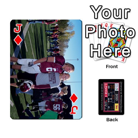Jack Football Cards By Spg Front - DiamondJ