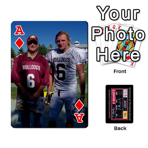 Ace Football Cards By Spg Front - DiamondA