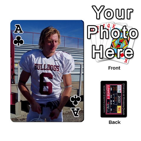 Ace Football Cards By Spg Front - ClubA