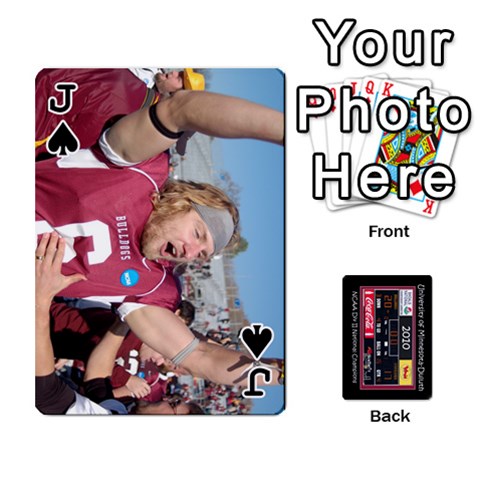 Jack Football Cards By Spg Front - SpadeJ