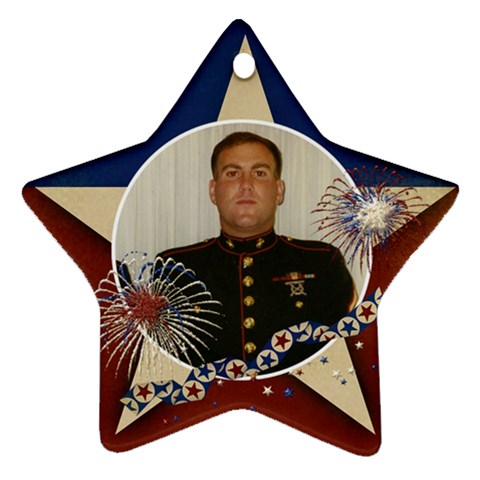 Hero/military Ornament Back