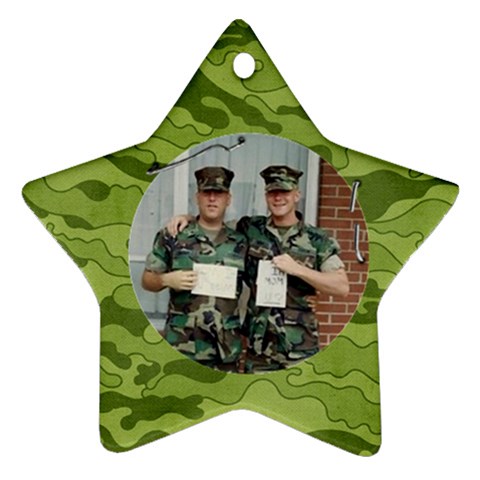 Camouflage Ornament Back