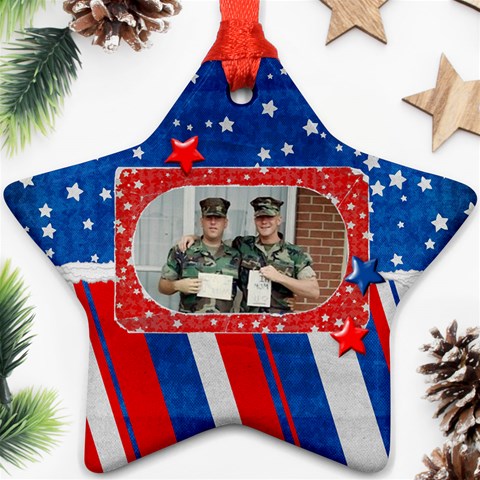 Hero/military Ornament Back