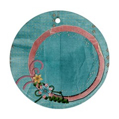 Holiday-Christmas, Round Ornament (Two Sides)