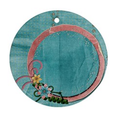 Holiday-Christmas, Round Ornament (Two Sides)