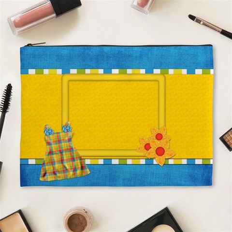 Sunshine Beach Xl Cosmetic Bag 1 By Lisa Minor Front