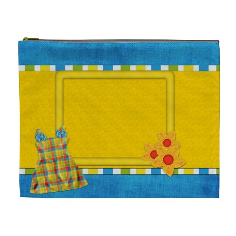 Sunshine Beach Xl Cosmetic Bag 1 By Lisa Minor Front