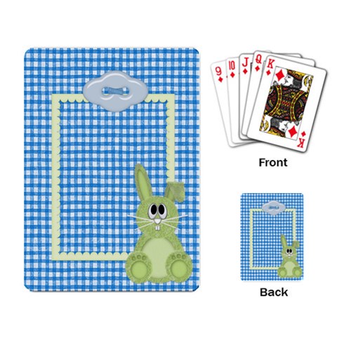 Eggzactly Spring Playing Cards 1 By Lisa Minor Back