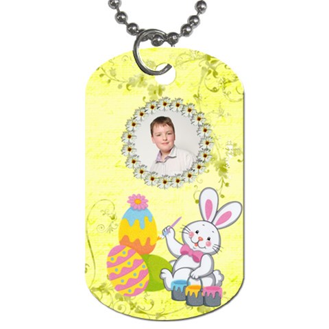 Happy Easter Dogtag Double Sided By Catvinnat Back
