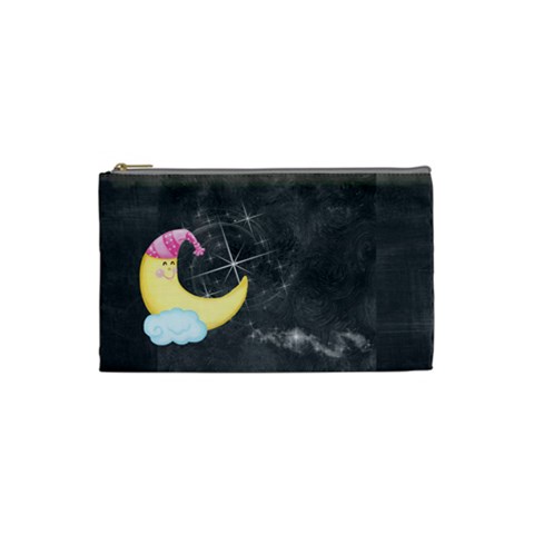 Night & Day Moon & Sun Small Cosmetic Bag By Catvinnat Front