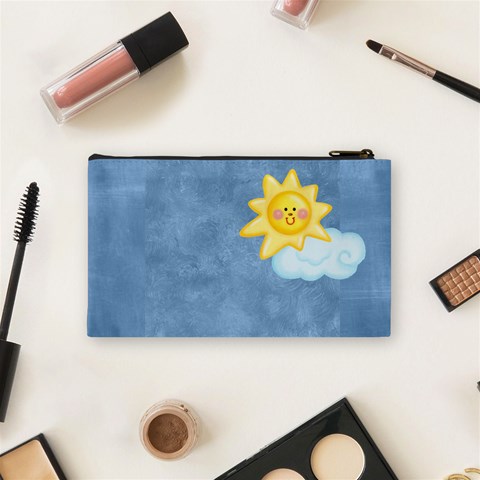 Night & Day Moon & Sun Small Cosmetic Bag By Catvinnat Back