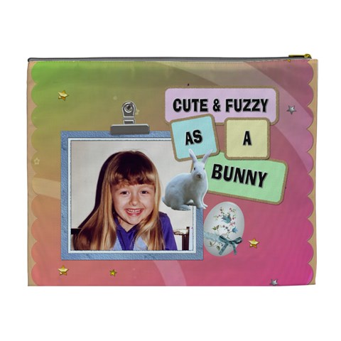 I Love Chocolate Bunnies Xl Easter Treat Bag (cosmetic Bag) By Lil Back