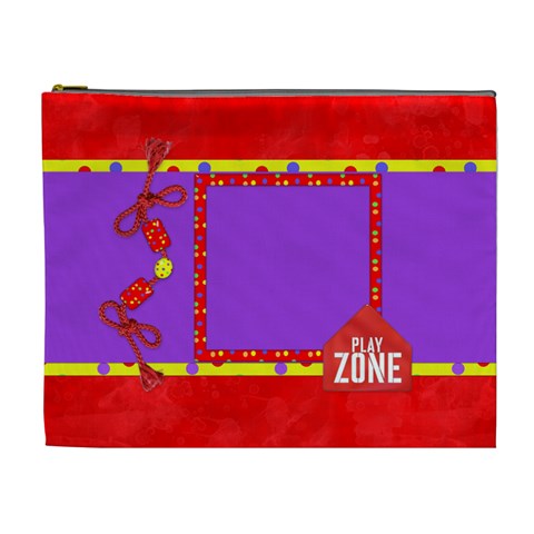 Celebrate In The Sun Xl Cosmetic Bag 1 By Lisa Minor Front