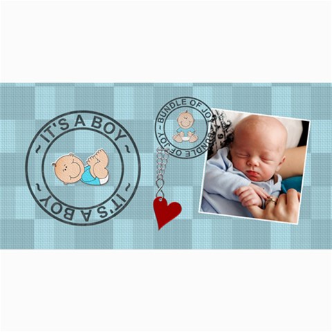 It s A Boy Photo Cards By Lil 8 x4  Photo Card - 6