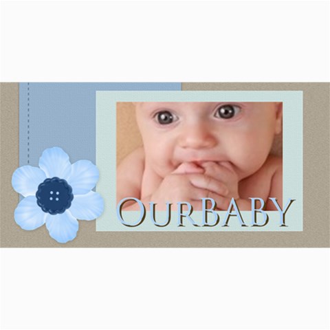 Our Baby By Joely 8 x4  Photo Card - 1