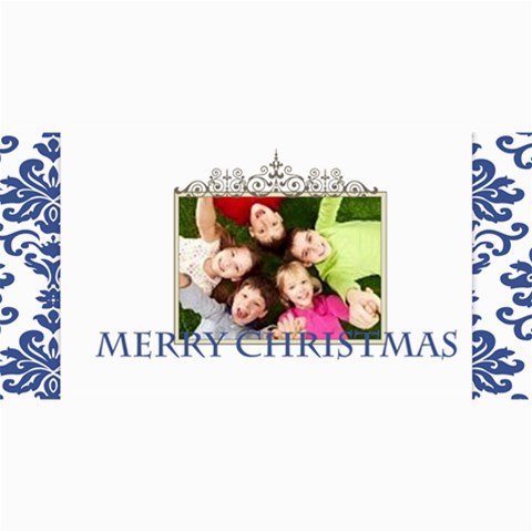 Merry Christmas By Wood Johnson 8 x4  Photo Card - 9