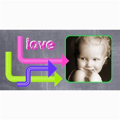Love Vibrant Arrows Photo Card