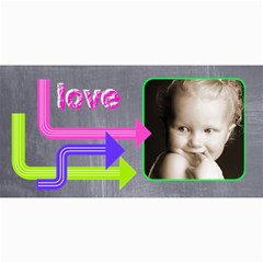 Love Vibrant Arrows Photo card - 4  x 8  Photo Cards