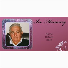 In Memory (male) Photo Card (10)