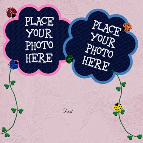 Ladybug 8x8 Scrapbook Pages By Chere s Creations 8 x8  Scrapbook Page - 6