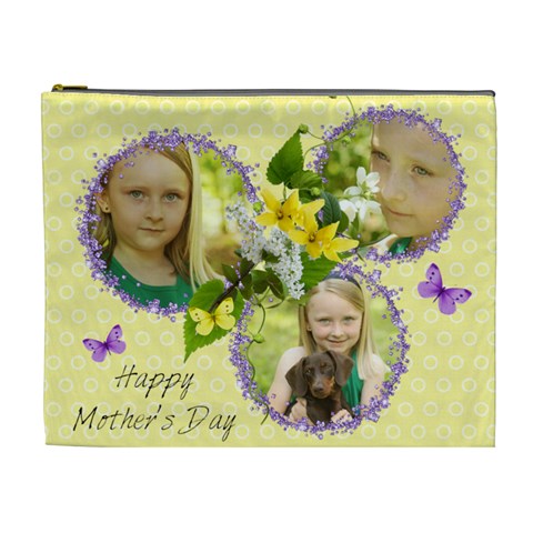 Xl Cosmetic Bag Mother s Day By Laurrie Front