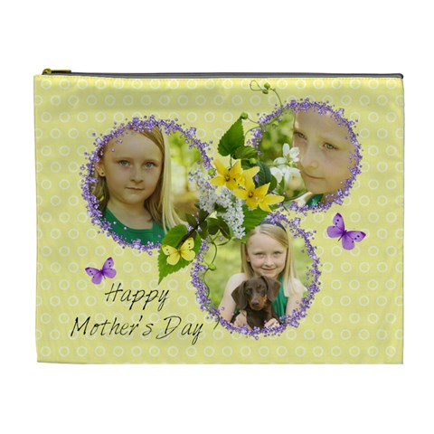 Xl Cosmetic Bag Mother s Day By Laurrie Front