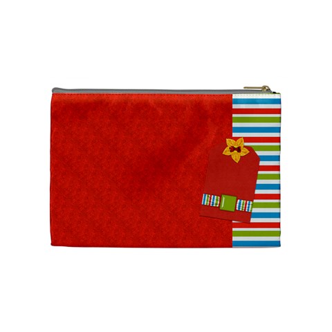 Sunshine Beach Medium Cosmetic Bag 1 By Lisa Minor Back