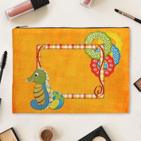 Sunshine Beach Xl Cosmetic Bag 1 By Lisa Minor Front
