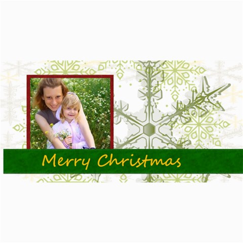 Merry Christmas By Joely 8 x4  Photo Card - 3