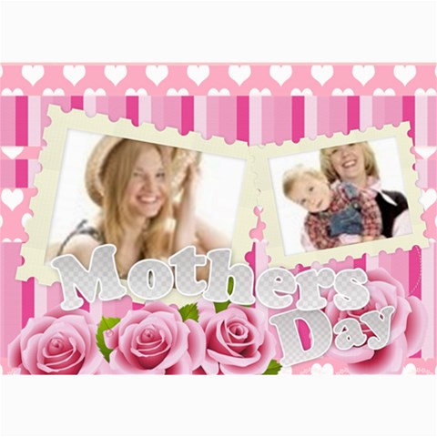 Mothers Day By Joely 7 x5  Photo Card - 2
