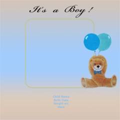 Baby Boy scrapbook of First s 12x12, 30 pages - ScrapBook Page 12  x 12 