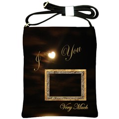 I heart you Moon sling bag - Shoulder Sling Bag I heart you Moon sling bag - Shoulder Sling Bag