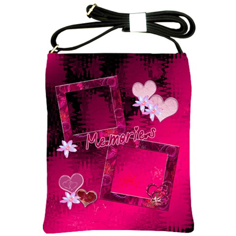 Memories Hot Pink Sling Bag By Ellan Front