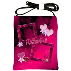 Memories Hot Pink Sling Bag - Shoulder Sling Bag Memories Hot Pink Sling Bag - Shoulder Sling Bag