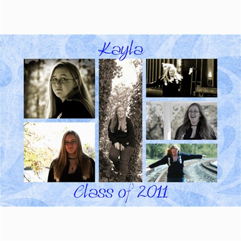 Kayla Announcment 2 By Tammy Baker 7 x5  Photo Card - 1