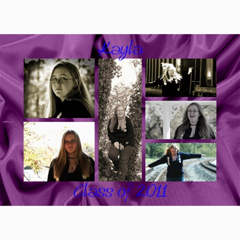 Kayla Announcment 2 By Tammy Baker 7 x5  Photo Card - 6
