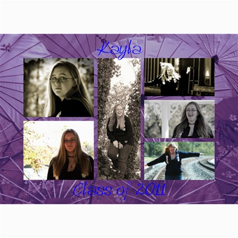 Kayla Announcment 2 By Tammy Baker 7 x5  Photo Card - 8