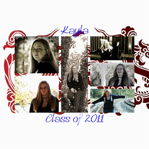 Kayla Announcment 2 By Tammy Baker 7 x5  Photo Card - 9